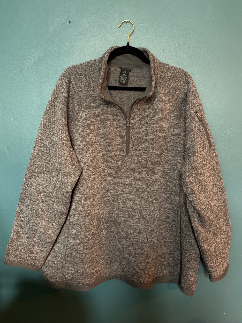 Stormtech Avalante Quarter Zip Sweater Fleece Pullover Heather Gray Women's 3X